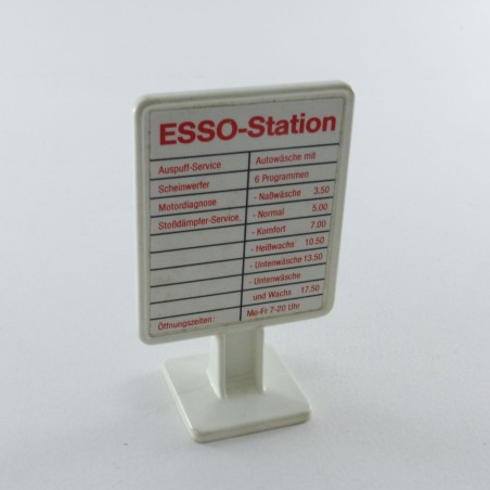 Playmobil 27280 Playmobil Service Station Price Sign 3439