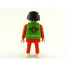 Playmobil Homme Orange avec Gilet Vert Air Rescue