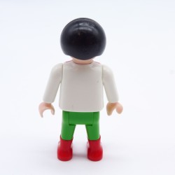 Playmobil Enfant Garçon Blanc Rouge Vert 3077