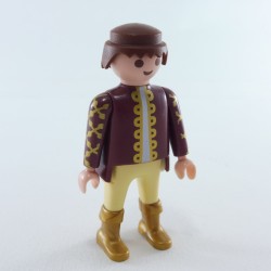Playmobil 26890 Playmobil Homme Chevalier Jaune Doré et Aubergine avec Bottes Dorées