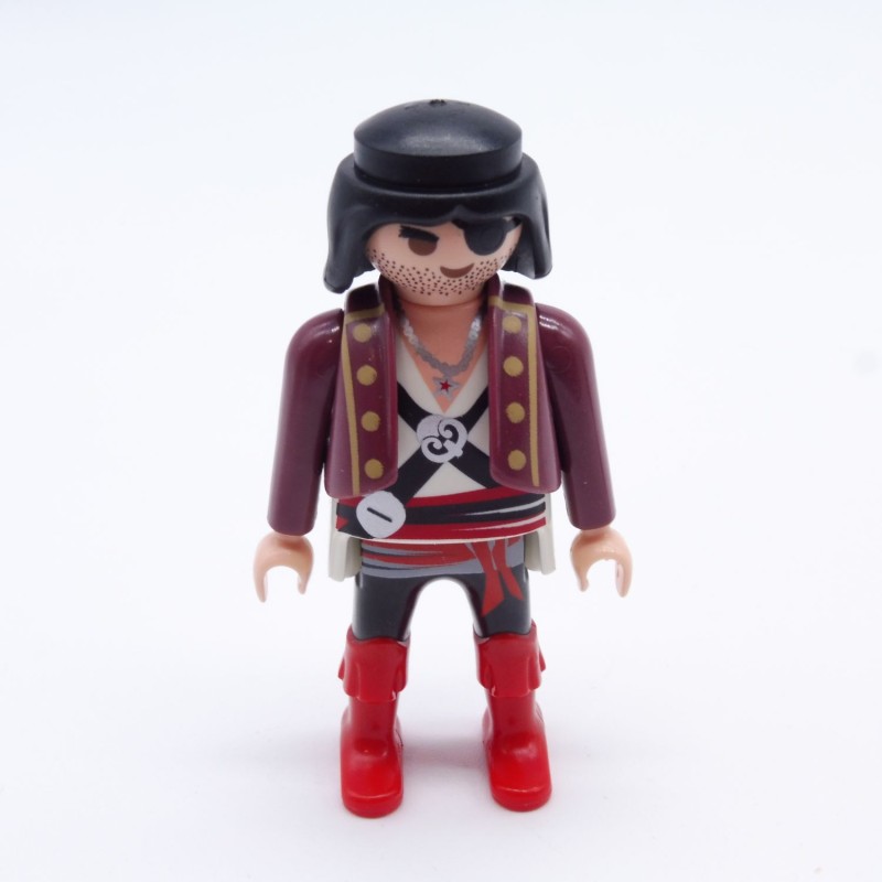 Playmobil 31683 Playmobil Black and White Pirate Eggplant Vest