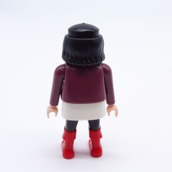 Playmobil Pirate Noir et Blanc Gilet Aubergine