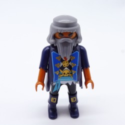 Playmobil 31684 Playmobil Captain Pirate Blue and White Blue Coat