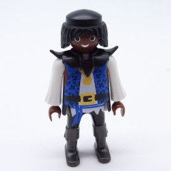 Playmobil 31682 Playmobil African Pirate Blue and Black Black Collar