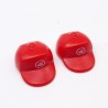 Playmobil 8505 Playmobil Lot de 2 Casquettes Rouges