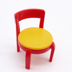 Playmobil 31573 Playmobil Chaise Ronde Rouge et Jaune