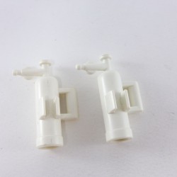 Playmobil 17863 Playmobil Batch of 2 White Oxygen Hospital Bottles