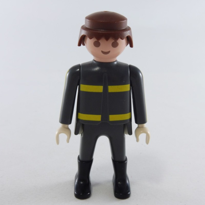 Playmobil 10437 Playmobil Man Fireman Holding Gray