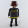 Playmobil Man Fireman Holding Gray