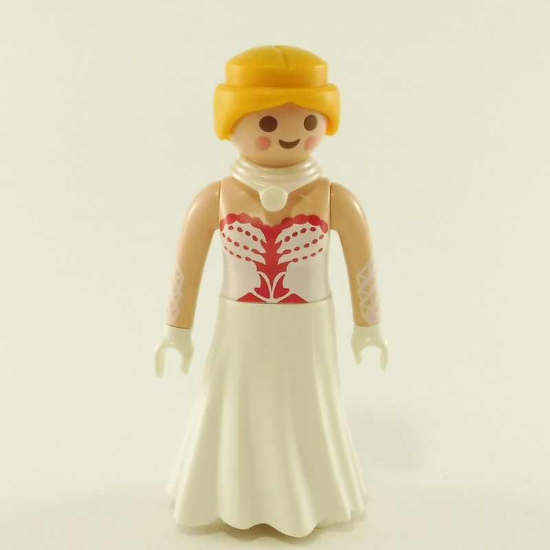 Playmobil 23132 Playmobil Jolie Mariée avec Robe Blanche et Collier