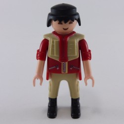 Playmobil 24516 Playmobil Asian Man Holding Red and Beige
