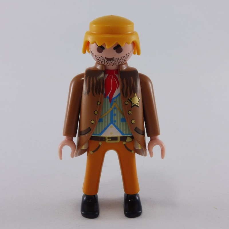 Playmobil 24513 Playmobil Homme Cowboy avec Manteau Marron