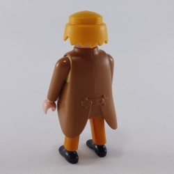 Playmobil Homme Cowboy avec Manteau Marron