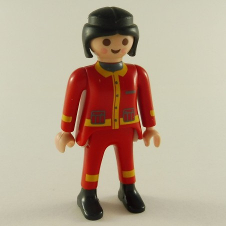 Playmobil 22808 Playmobil Femme Moderne Rouge et Jaune