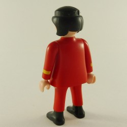 Playmobil Femme Moderne Rouge et Jaune