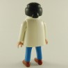 Playmobil Femme Moderne Jaune et Bleu avec Gilet Blanc