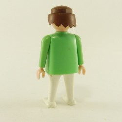 Playmobil Homme Vert Pale et Blanc Infirmier Vintage 3459