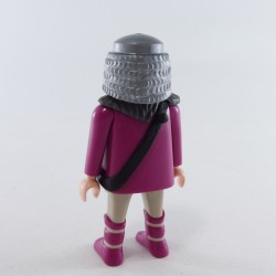 Playmobil Homme Gris et Violet écailles Bottes de Vikings