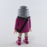 Playmobil Man Gray and Purple Scales Vikings Boots