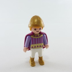 Playmobil 26875 Playmobil Child Boy Viking White Purple and Golden 3154 with Accessories