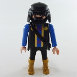 Playmobil 26871 Playmobil Viking Man Black and Blue Golden Boots