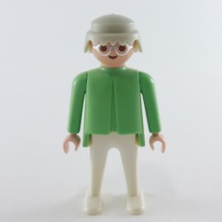 Playmobil 16300 Playmobil Man Green Pale and White Vintage Nurse Eyeglasses 3459
