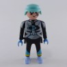 Playmobil 24518 Playmobil Futuristic Man Holding Black and Gray Blue Hair