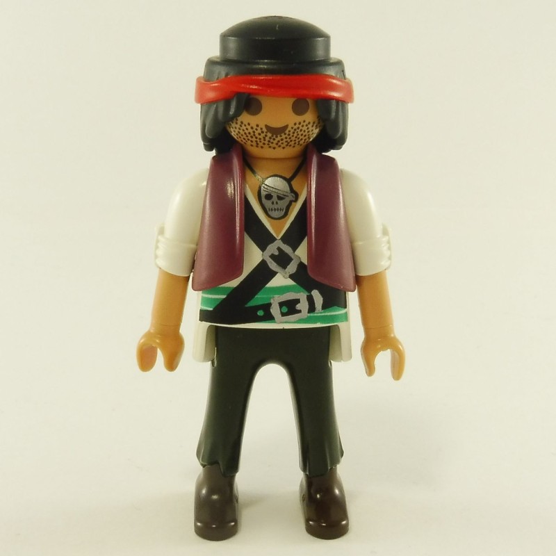 Playmobil 23148 Playmobil Pirate Green and White Aubergine Vest