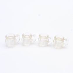 Playmobil 10712 Playmobil Lot de 4 Chopes Verres Transparents