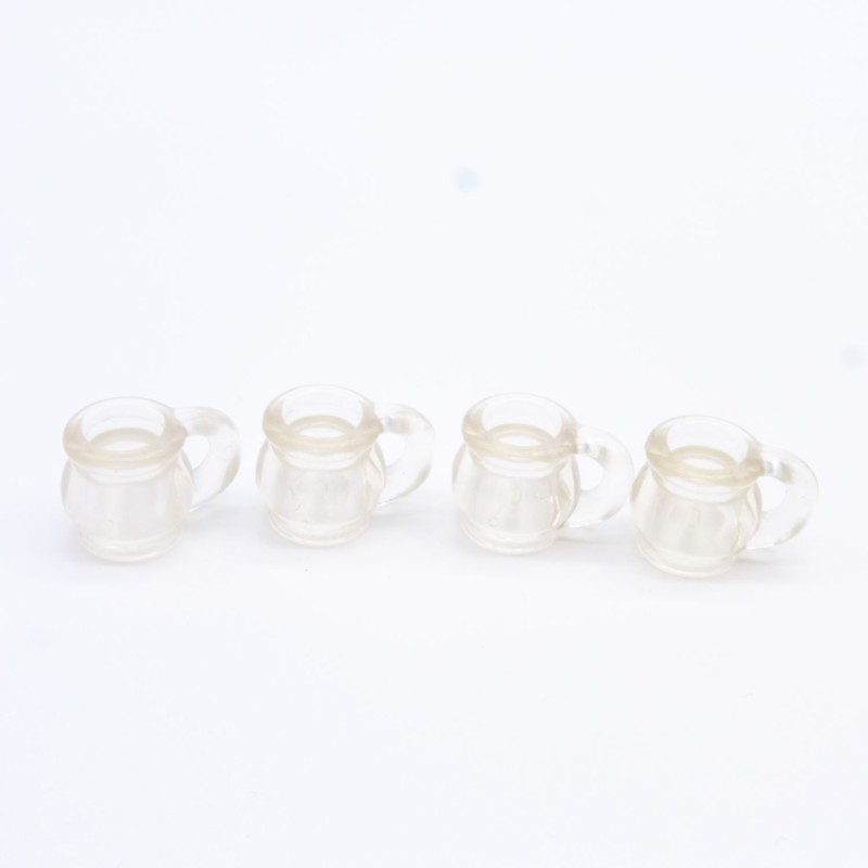 Playmobil 10712 Playmobil Lot de 4 Chopes Verres Transparents