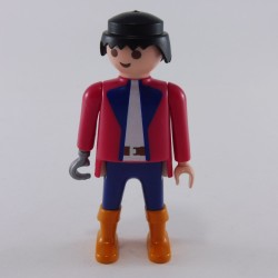 Playmobil 24524 Playmobil Homme Capitaine Pirate Rose et Bleu avec Crochet