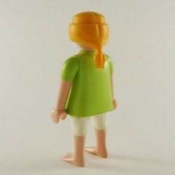 Playmobil Femme Moderne Vert et Blanc avec Pieds Nus