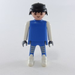 Playmobil 26250 Playmobil Homme Blanc et Bleu avec Grosses Chaussures Blanches Astronaute 3083