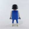 Playmobil White and Blue Man with Big White Shoes