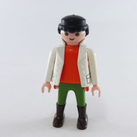 Playmobil 21641 Playmobil Green & Orange man with Boots Chestnut & White Waistcoat