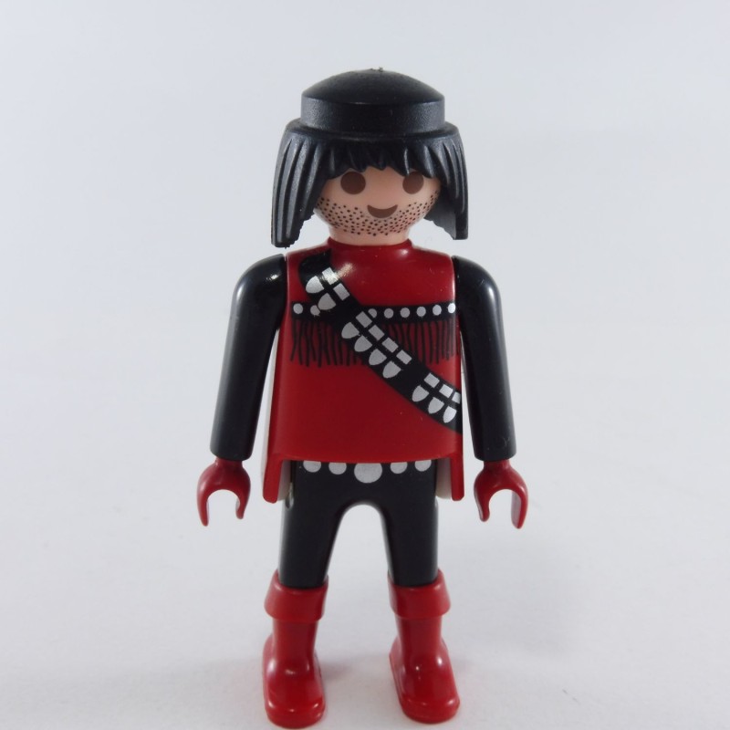 Playmobil 15291 Playmobil Homme Cowboy Rouge et Noir