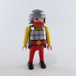 Playmobil 1064 Playmobil Homme Chevalier Rouge Jaune et Noir Gros Ventre