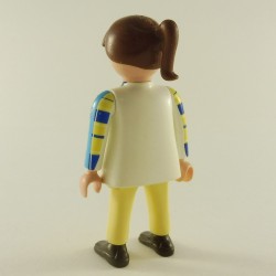 Playmobil Femme Moderne Jaune et Bleu