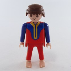 Playmobil 26265 Playmobil Man Red Yellow and Blue Barefoot