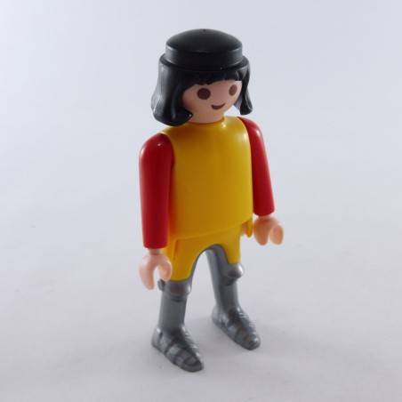 Playmobil 1054 Playmobil Knight Man Yellow Red and Silver