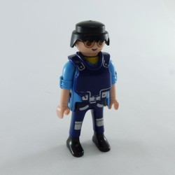 Playmobil 29030 Playmobil Blue Police Man with Bulletproof Vest