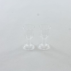 Playmobil 28849 Playmobil Lot de 2 Verres à Pieds Transparents