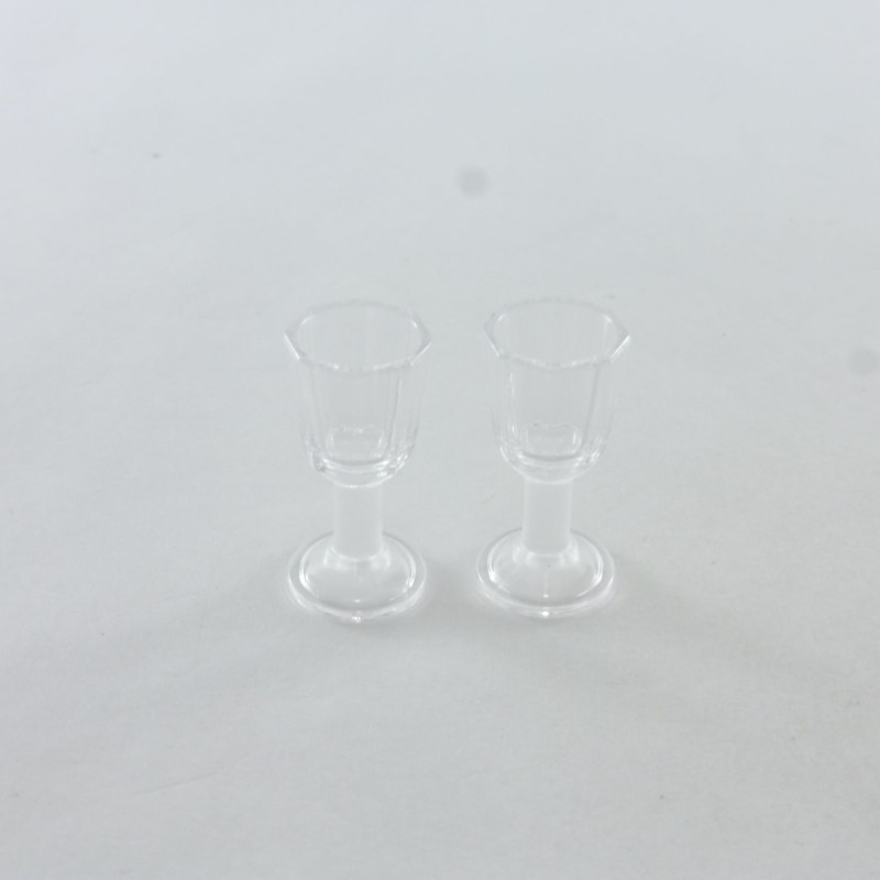 Playmobil 28849 Playmobil Lot de 2 Verres à Pieds Transparents