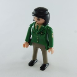 Playmobil 29048 Playmobil Policewoman Green and Gray Outfit