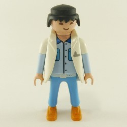 Playmobil 23549 Playmobil Médecin Asiatique Bleu et Blanc