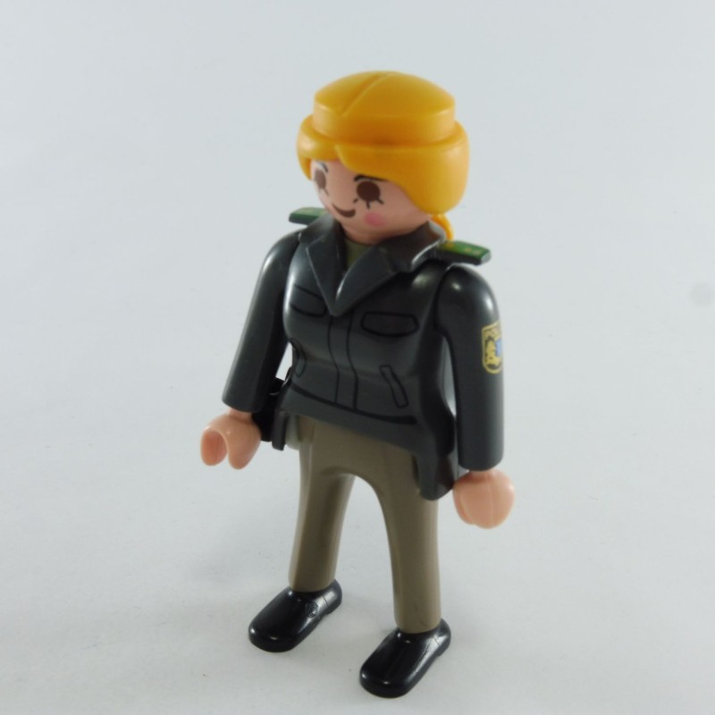 Playmobil 29049 Playmobil Femme Policier Tenue Grise