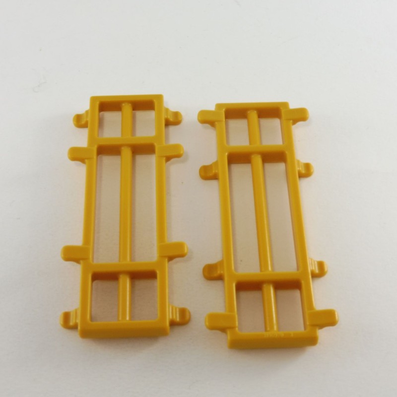 Playmobil 25749 Playmobil Pack of 2 Orange Zoo Cage Connectors 3650 3634