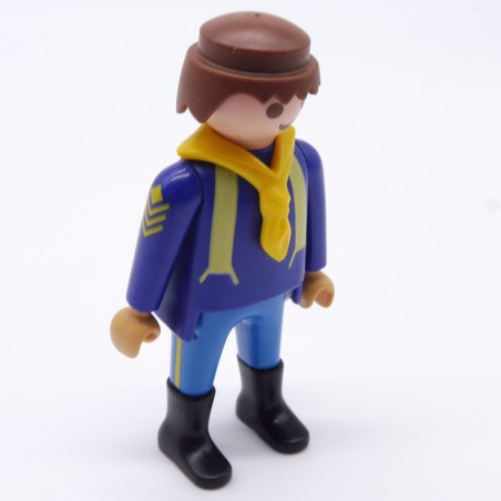 Playmobil 32213 Playmobil Northerner Soldier Black Boots Cavalry Braces Yellow Collar