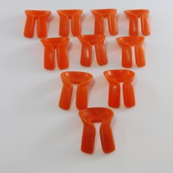 Playmobil 13913 Playmobil Lot de 10 Gilets de Sauvetage Oranges Adultes