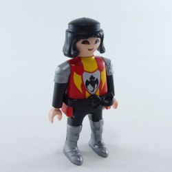 Playmobil 26907 Playmobil Homme Chevalier du Dragon Noir Rouge Jaune et Noir